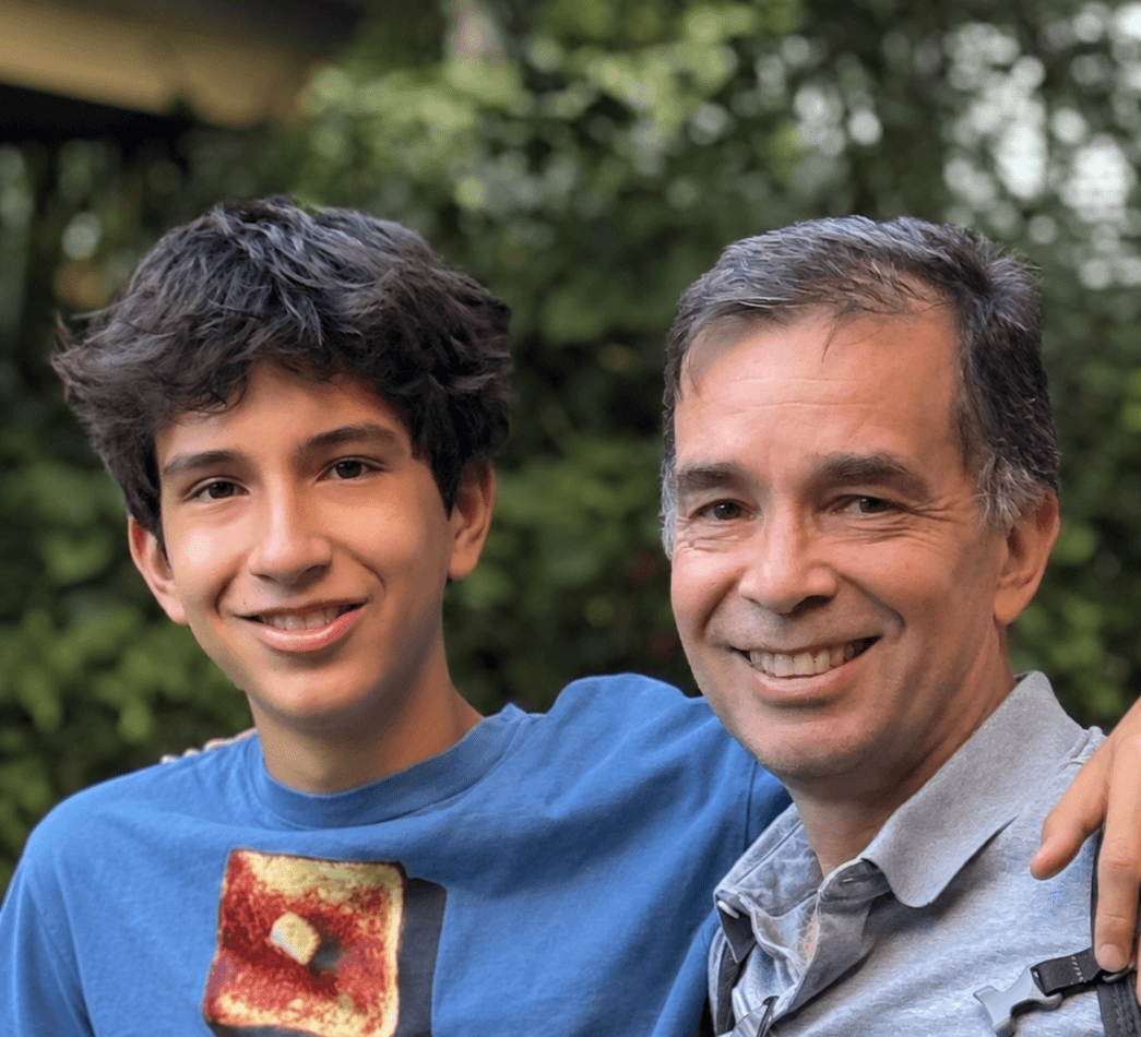 Andrés and Sebastian Carrillo together